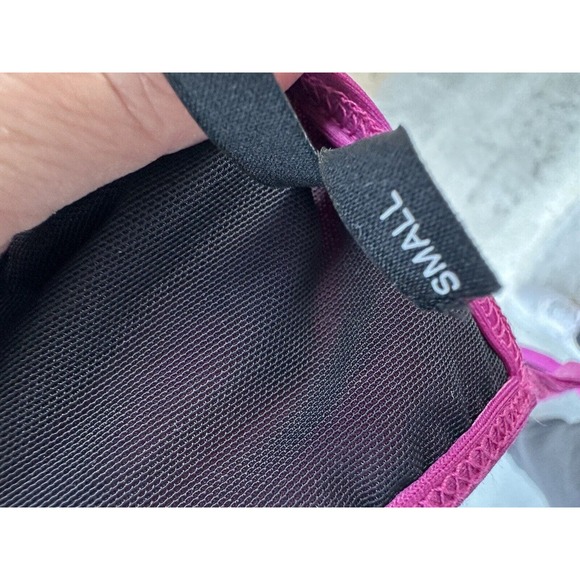 Koral Leah Infinity Lustrous Shiny Sports Bra Tank in Rose Orchid Sz small NWOT - Picture 11 of 11